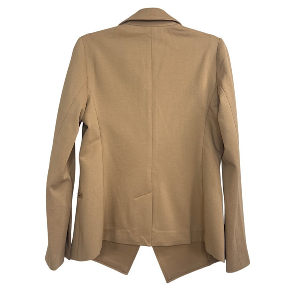 Spanx Perfect Asymmetrical Tailored Blazer In Toffee  Women’s Size Large New - Picture 7 of 9